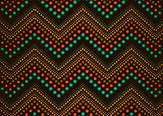 Obraz premium Dot seamless pattern background - Vector illustration