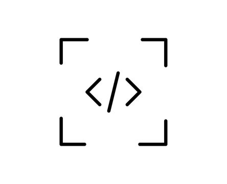 Code line icon