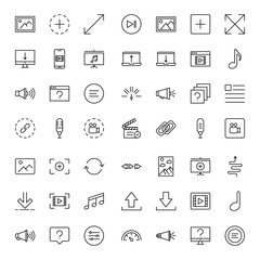 Sign icon set.