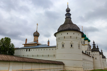 Architectural ensemble of the Rostov Kremlin in Rostov Veliky, Russia. Golden ring of Russia