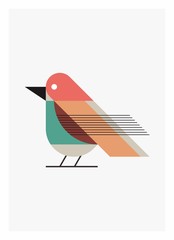 Flat Bird Illustration 6