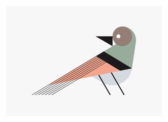 Flat Bird Illustration 8