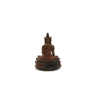 Religious Buddha Amulet Pendant - small thai buddha magic amulet image used as amulets pendant,thai amulet on white image background