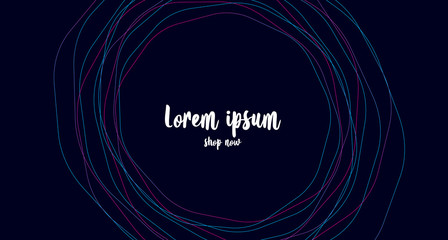 Trendy geometric colorful lines moving of abstract background, minimalist stripes. Vector design elements for web design, presentation, poster, flyer, greeting card, banner, brochure, book cover etc.