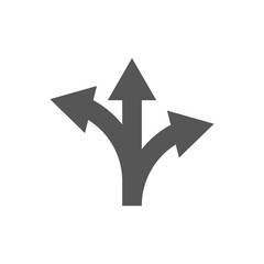 Way vector icon illustration design template