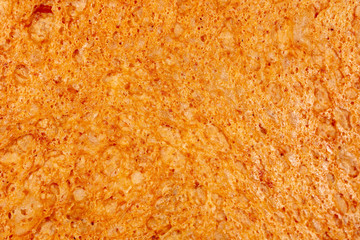 Brown bread crust as an abstract background