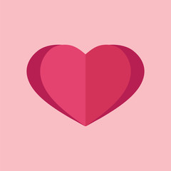 Heart Icon Vector. Perfect Love symbol. Valentine's Day sign. Flat style for graphic and web design. heart vector icon. heart design. colored collection. heart concept. Logo element illustration.