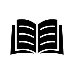Open book icon vector design templates
