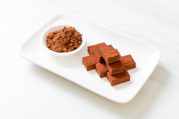 fresh and soft chocolate