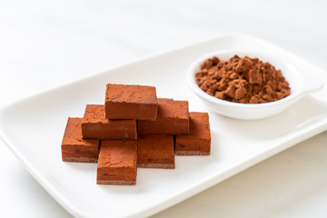 fresh and soft chocolate