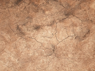The ground has cracks in the top view for the background