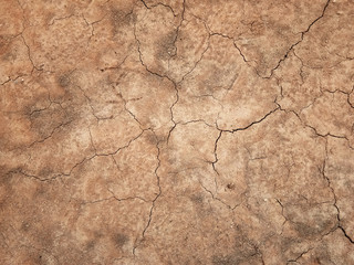 The ground has cracks in the top view for the background