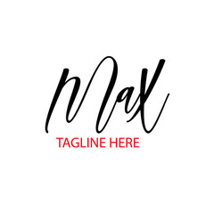 Max Logo Letter Vector Template Design Illustration