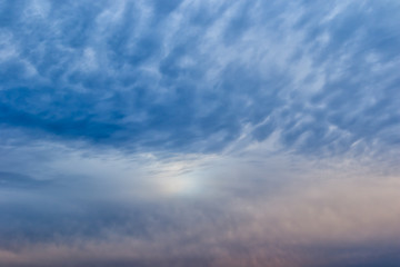 Obraz premium Cloudscape over Stara Zagora, Bulgaria