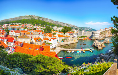 Fort Bokar seen from Fort Lovrijenac on a sunny day