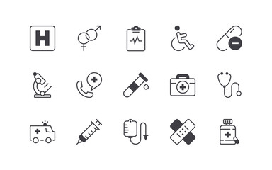 Healthcare Icons Set