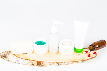 Cosmetics made with snail slime. Very healthy and organic products.