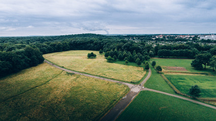 Landscape bird's-eye view