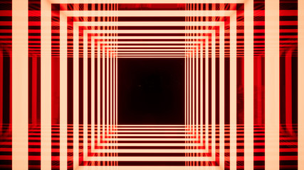 abstract square background with red and white colors 3d render