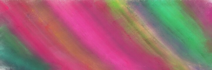 abstract painting modern with moderate pink, sea green and dim gray colors