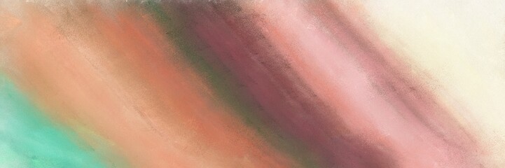 Fototapeta premium horizontal abstract painting lines with rosy brown, tan and antique white colors