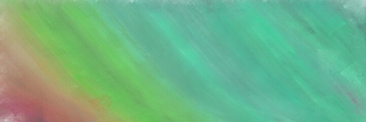 abstract painting simple with cadet blue, rosy brown and moderate green colors