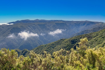 Madeira island beautiful mountain landscape, Portugal
