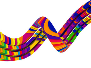 Colorful Digital Wave