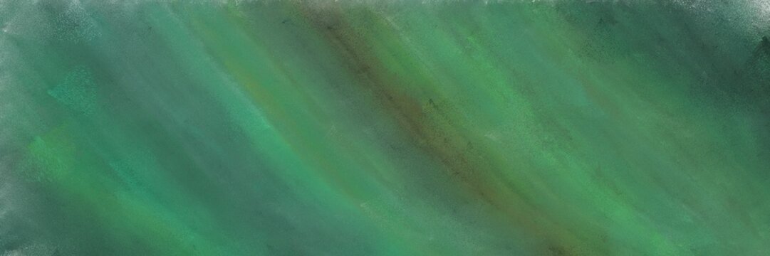 abstract painting banner texture with sea green, ash gray and light slate gray colors