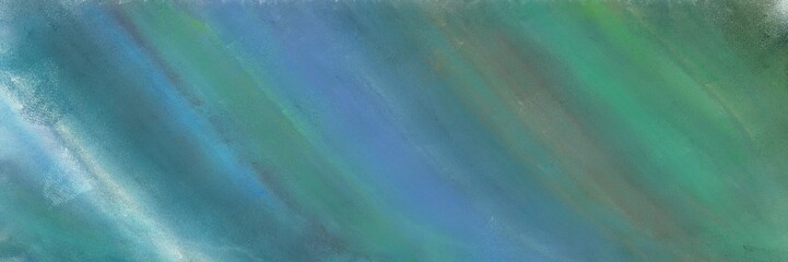 abstract painting header art with blue chill, light blue and sky blue colors