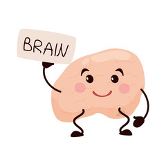 Cartoon character brain.