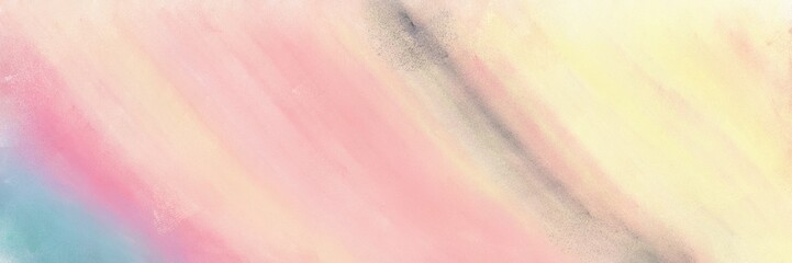 abstract painting header colours with baby pink, peach puff and dark gray colors