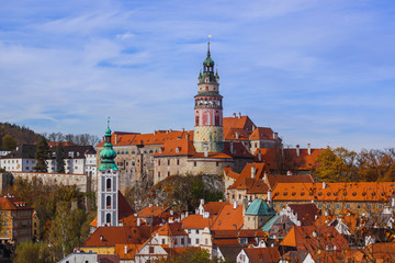 Obraz premium Cesky Krumlov castle in Czech Republic