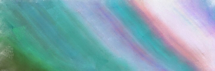 abstract painting header colours with cadet blue, thistle and light pastel purple colors