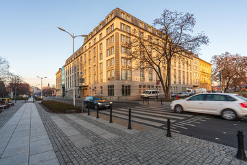 Naklejka premium The city of Wroclaw, the historic capital of Lower Silesia.
