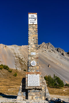 The Deserted Casse and the Izoard Pass in the french Alps, France.