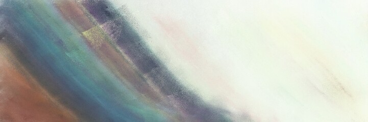 abstract painting banner with dim gray, beige and pastel brown colors