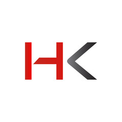 letter HK Logo Design Vector Template. Initial HK Letter Design Vector Illustration