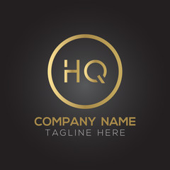 letter HQ Logo Design Vector Template. Initial HQ Letter Design Vector Illustration