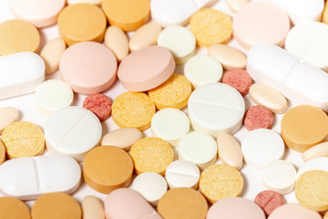 Assorted mix of pills