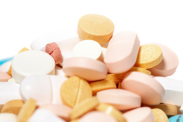 Assorted mix of pills