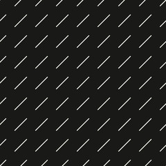 Seamless monochromatic modern pattern. Vector stylish minimalistic background. Simple cool texture of dotted rounded lines.