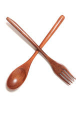 wooden fork and spoon