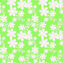 seamless floral pattern with flowers