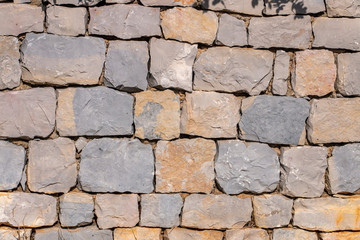 Rural stone wall texture
