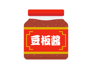 豆板醤のイラスト