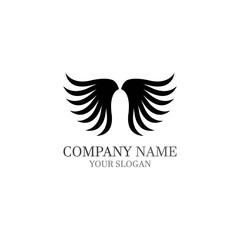 Wings Logo Template vector icon logo design