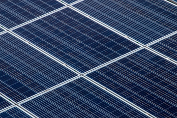 Field of solar panels