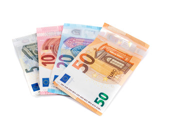 Obraz na płótnie Canvas euro money bills