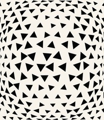 Abstract triangle halftone geometric background pattern print.